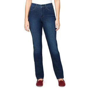 NEW Gloria Vanderbilt Amanda Slimming Jeans Women's Size 4 Blue Dark Wash